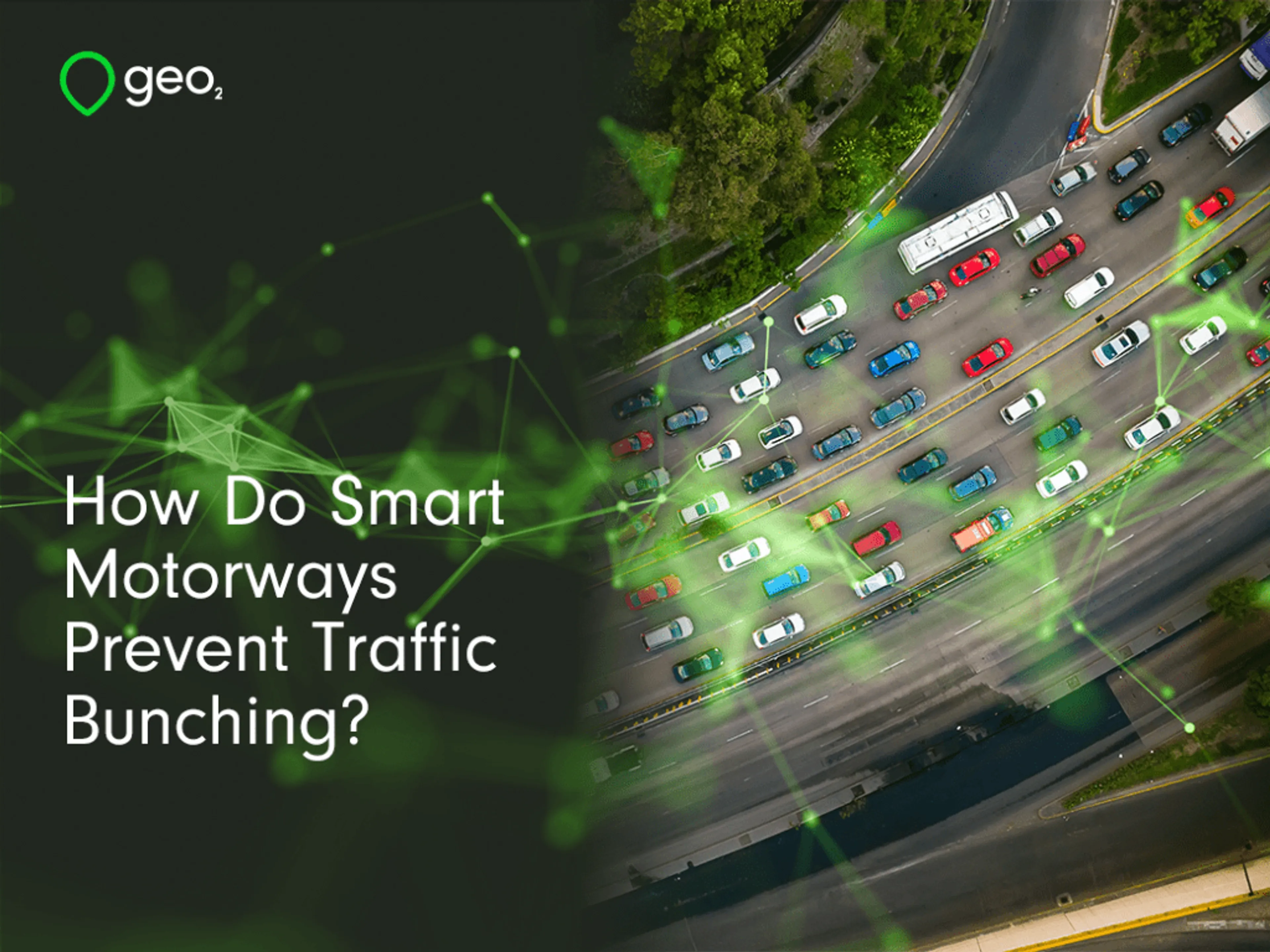 How do smart motorways prevent traffic bunching?